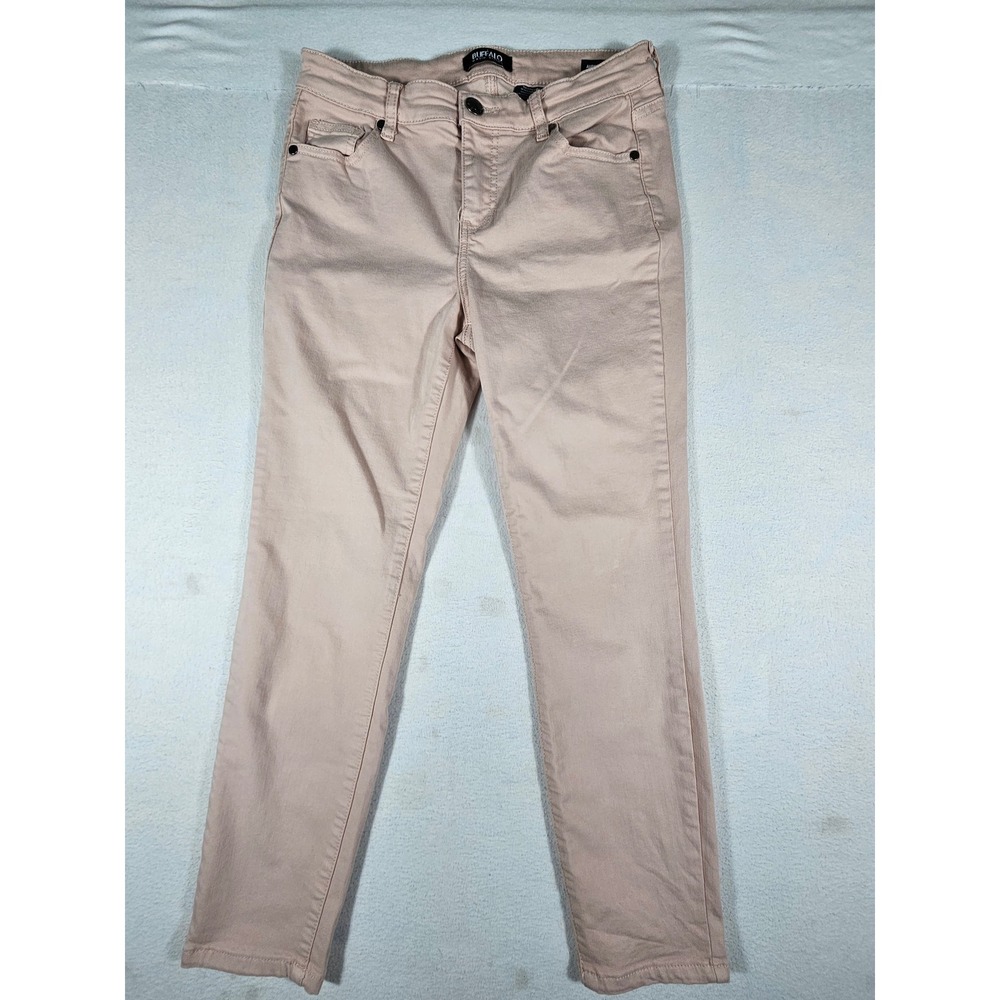 Buffalo David Bitton Aubrey Mid Rise Super Soft Capri Pants Blush Pink 8/29